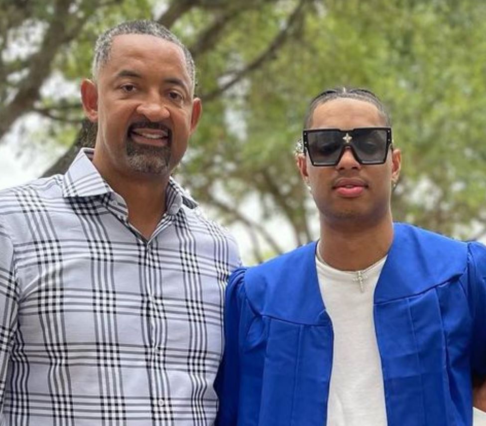 Jett Howard con su padre Juwan Howard