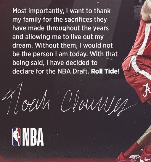 Firma de Noah Clowney