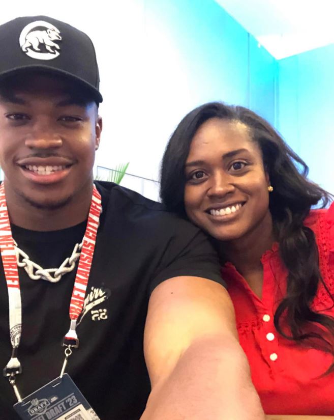 Tyree Wilson con su madre Tiffany Weatherton