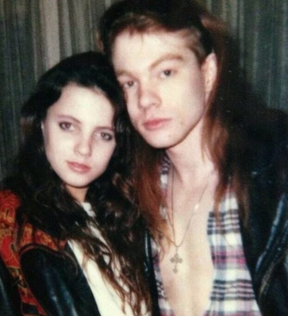 Axl-Rose con su ex novia Erin Everly