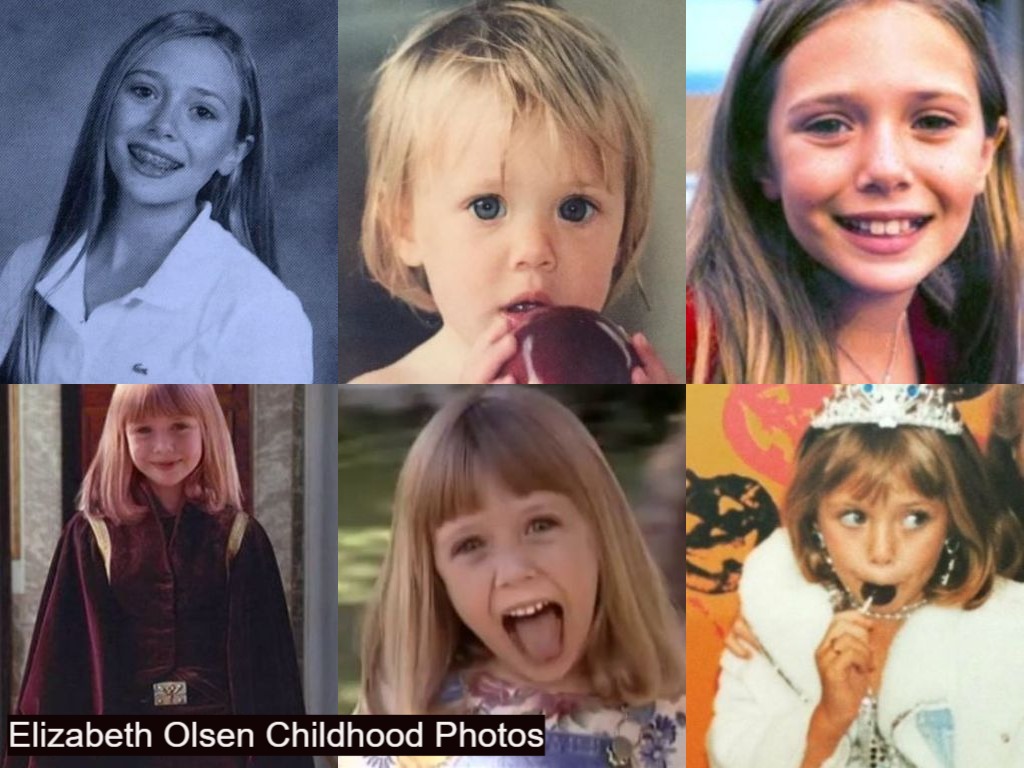 Colección de fotos de la infancia de Elizabeth Olsen