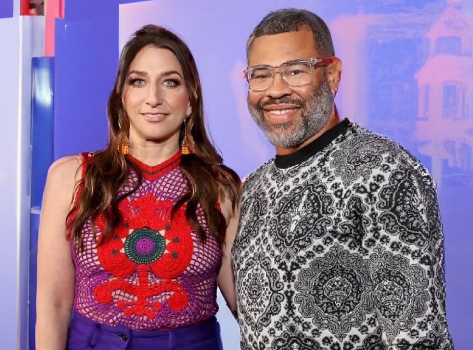 Jordan-Peele-con-esposa-Chelsea-Peretti