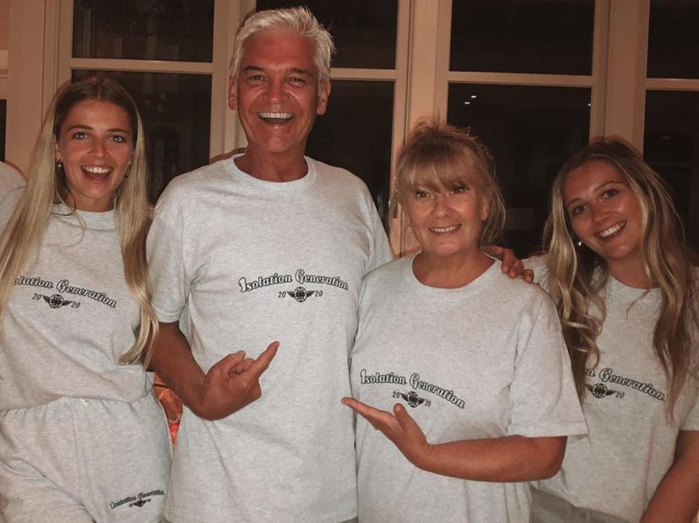 Phillip-Schofield-con-familia