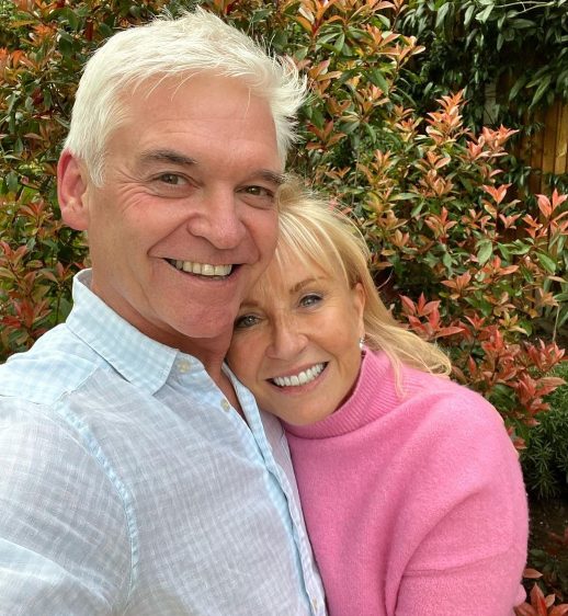 Phillip-Schofield-con-su-esposa-Stephanie-Lowe