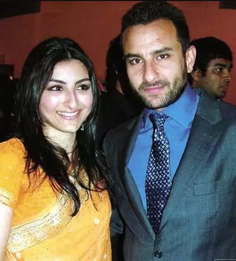 Saif Ali Khan con su hermana Soha Ali Khan