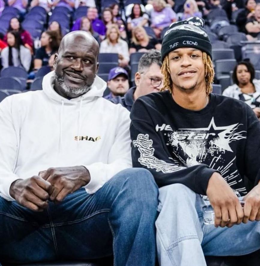 Shaq O'Neal con su hijo Shareef O'Neal