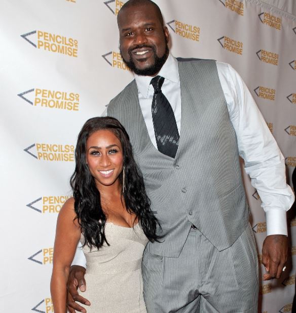 Shaquille ONeal con su ex novia Nicole Alexander