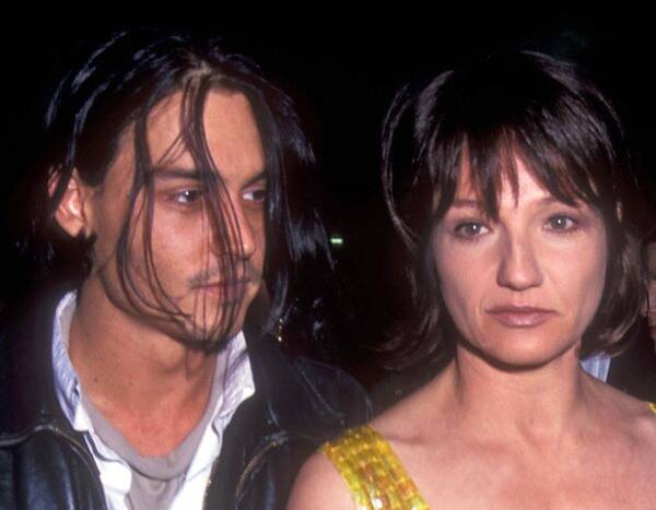 Ellen Barkin y Johnny Depp