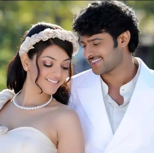 Prabhas con su exnovia Kajal Aggarwal