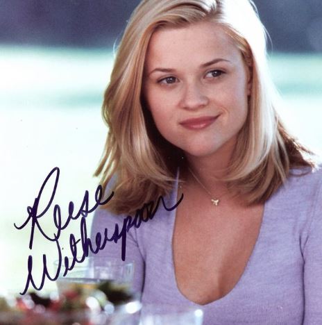 Autógrafo de Reese Witherspoon