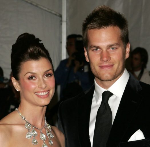 Bridget con su ex novio Tom Brady