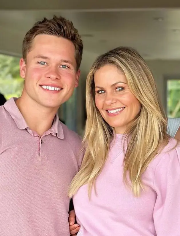 Candace Cameron Bure con su hijo Lev Bure