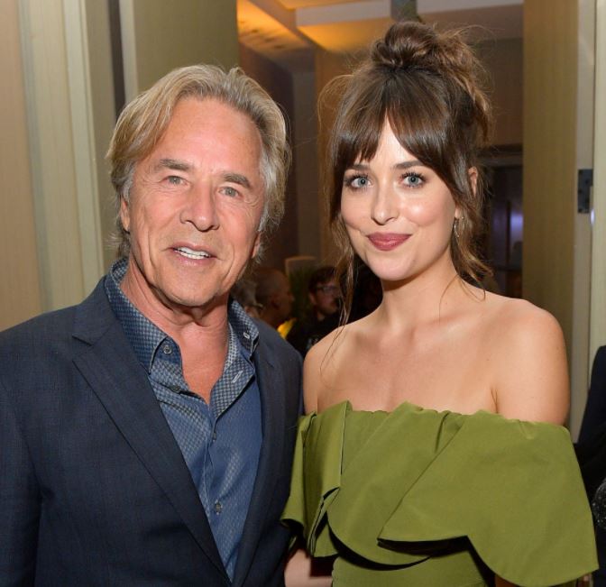 Dakota Johnson con su padre Don Johnson