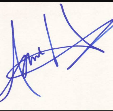 Firma de Anne Heche