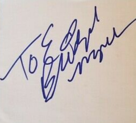 Firma de Bridget Moynahan