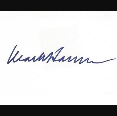 Firma de Mar Harmon