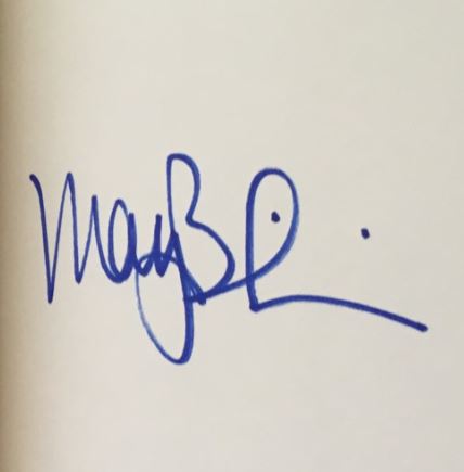 Firma de Mayim Bialik