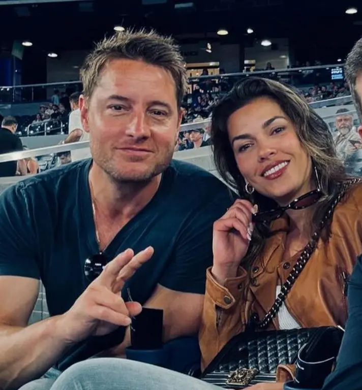 Justin-Hartley-con-esposa-Sofia-Pernas