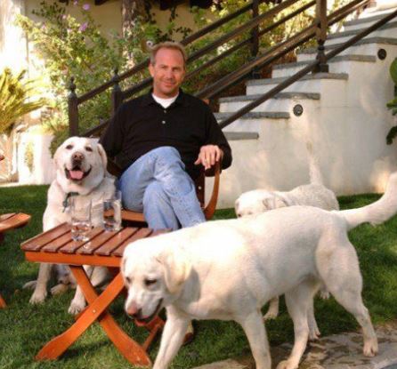 Las mascotas de Kevin Costner