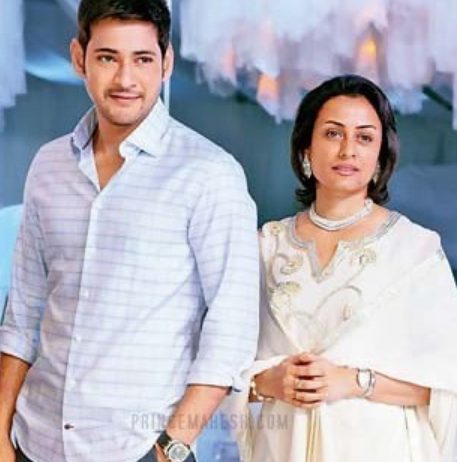 Mahesh con su esposa Namrata Shirodkar