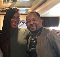 Martin Lawrence con su hermana Ursula Lawrence