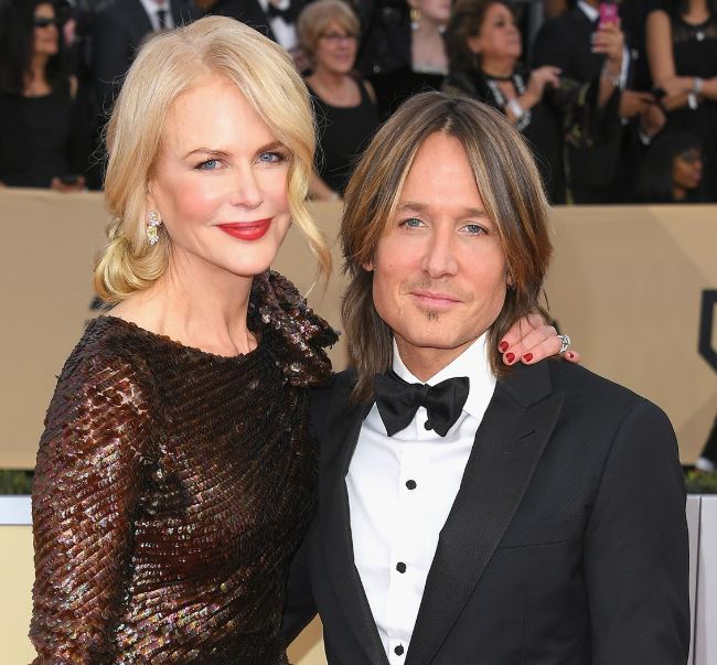 Nicole Kidman con su marido Keith Urban