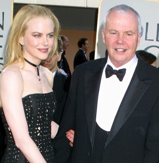 Nicole Kidman con su padre, Antony David Kidman