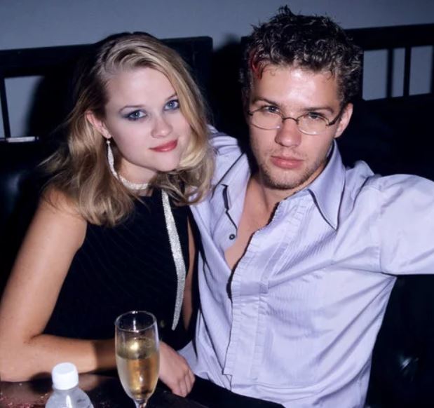 Reese Witherspoon con su ex pareja Ryan Phillippe