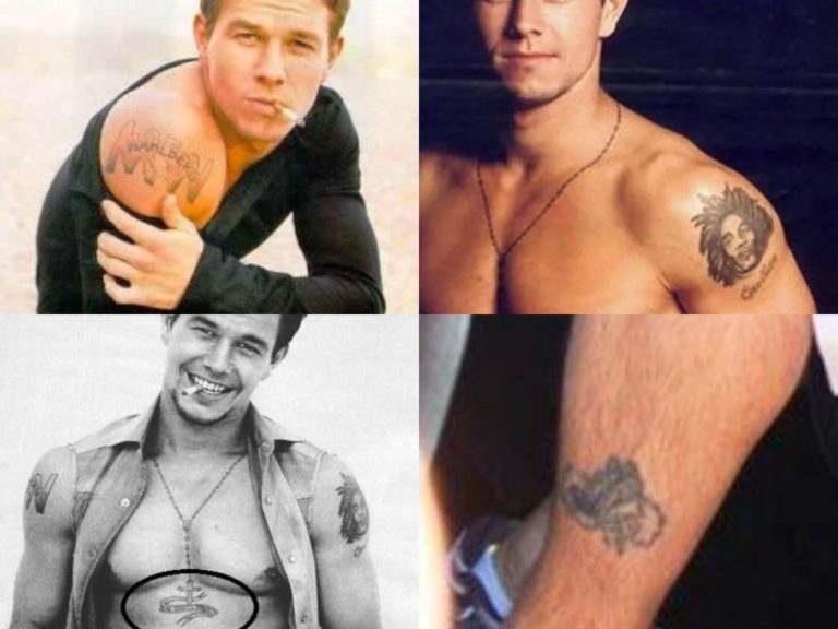 Tatuajes de Mark Wahlberg que se ha eliminado ahora - 768x576