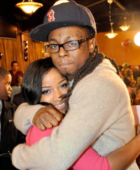 Toya Johnson con su marido hechicero Lil Wayne