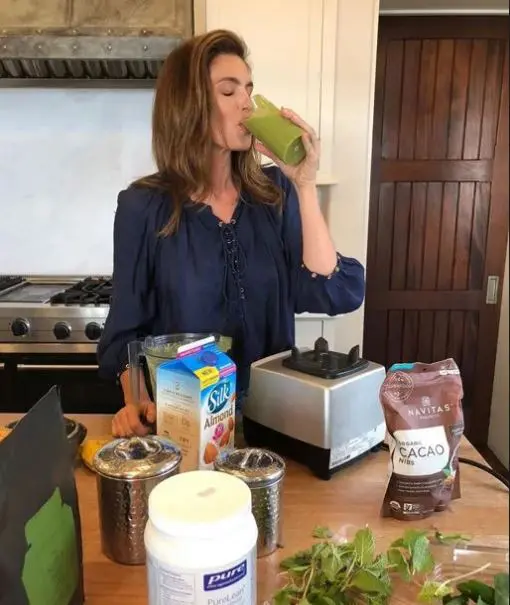 Cindy Crawford Hábitos alimentarios