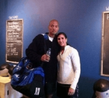 David Goggins con su ex esposa Aleeza Goggins