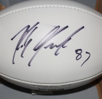 Firma de Rob Gronkowski