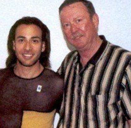 Howie Dorough con su padre Hoke Dwaine Dorough