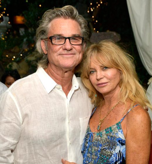 Kurt Russell con su novia Goldie Hawn