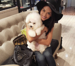 Pia-Alonzo-Wurtzbach-con-su-perro-mascota-foto