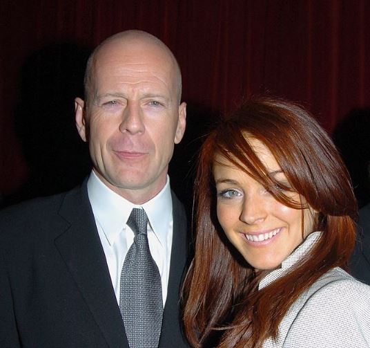 Bruce Willis y Lindsay Lohan salieron juntos