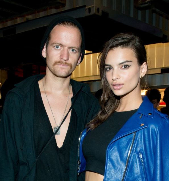 Emily Ratajkowski con su ex novio Andrew Dryden