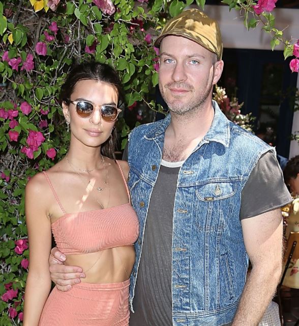 Emily Ratajkowski con su ex novio Jeff Magid