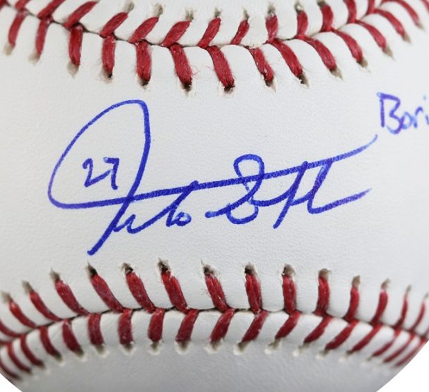 Firma de Giancarlo Stanton