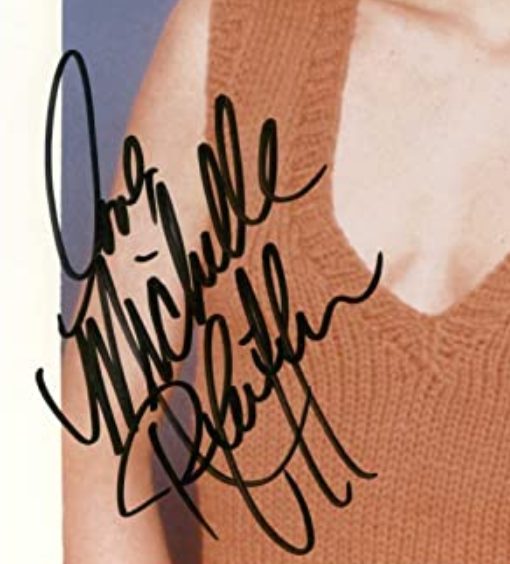 Firma de Michelle Pfeiffer