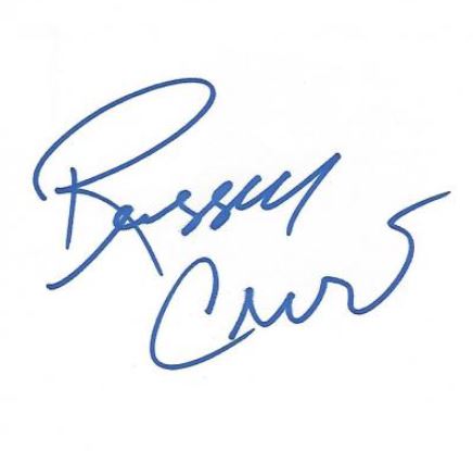 Firma de Russell Crowe