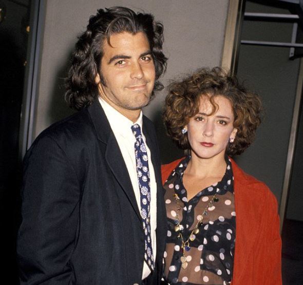 George Clooney con su ex esposa Talia Balsam