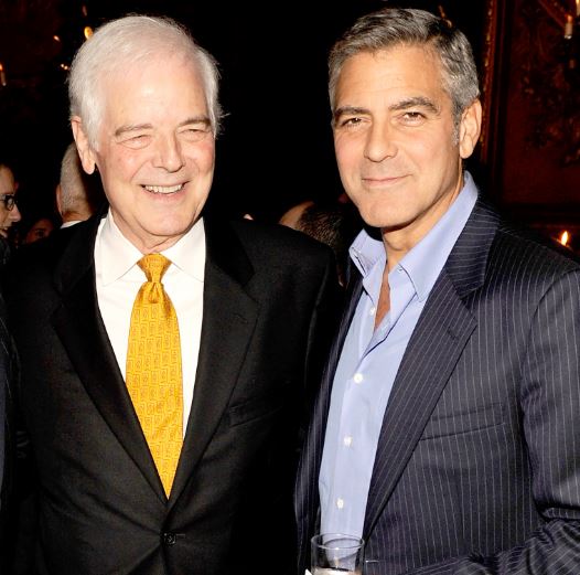 George Clooney con su padre Nick Clooney