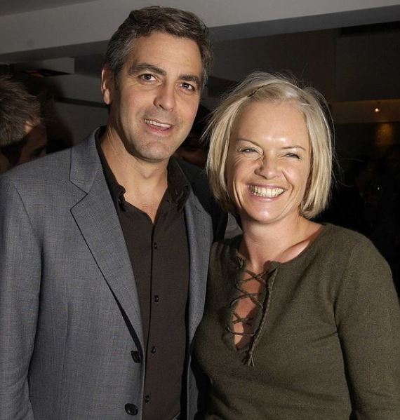 George Clooney y Mariella Frost se reencontraron