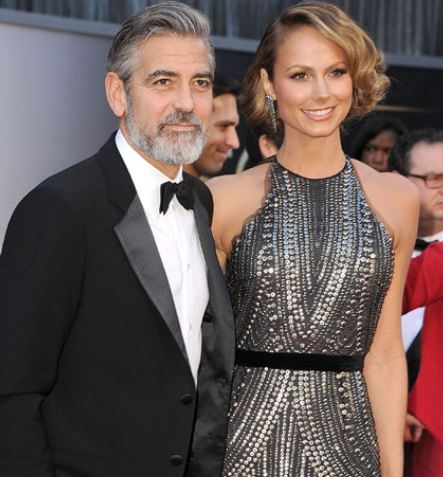 George Clooney y Stacy Keibler salieron juntos