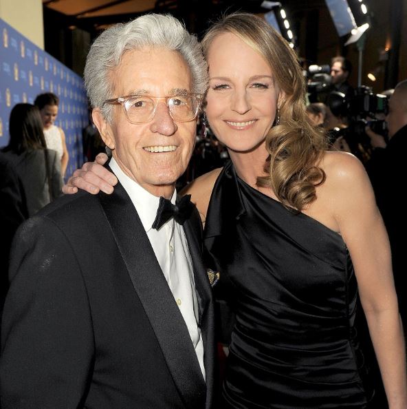 Helen Hunt con su padre Gordon Hunt