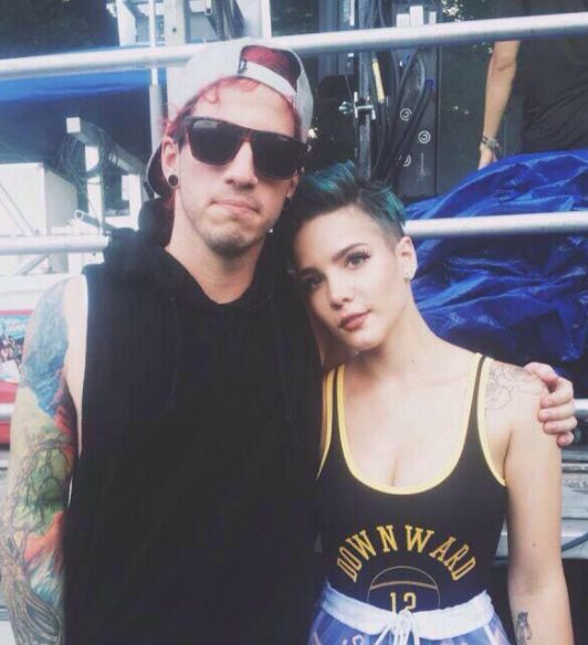 Josh Dun con su exnovia Ashley Frangipane