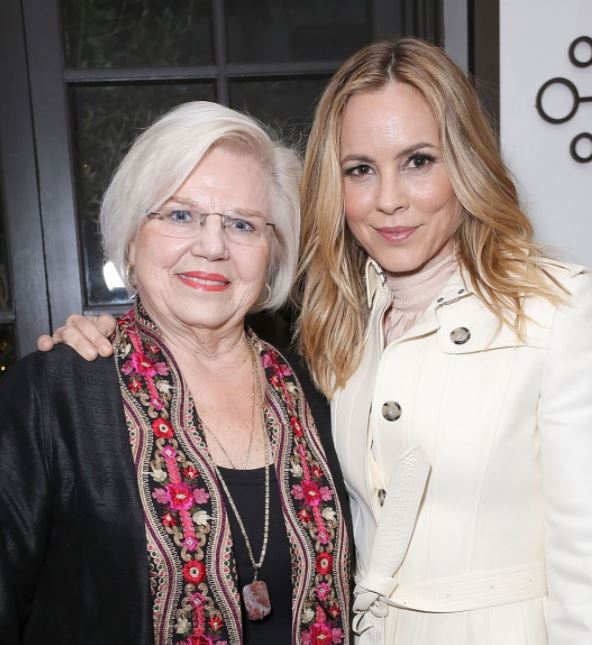 Maria Bello con su madre Kathy Bello