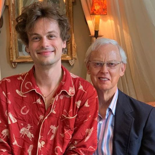 Matthew Gray Gubler con su padre John Gubler